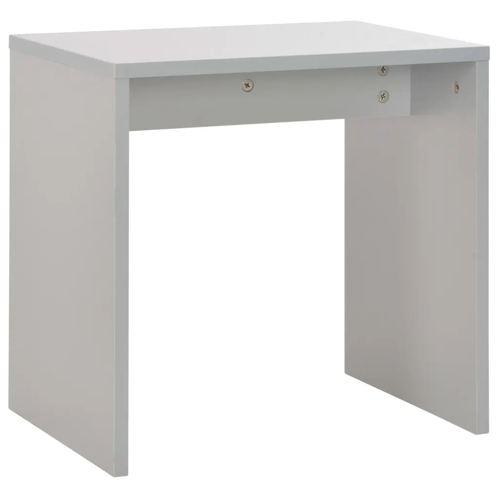 Toeletta | Tavolo da Trucco con Specchio e Sgabello Grigio 104x45x131 cm