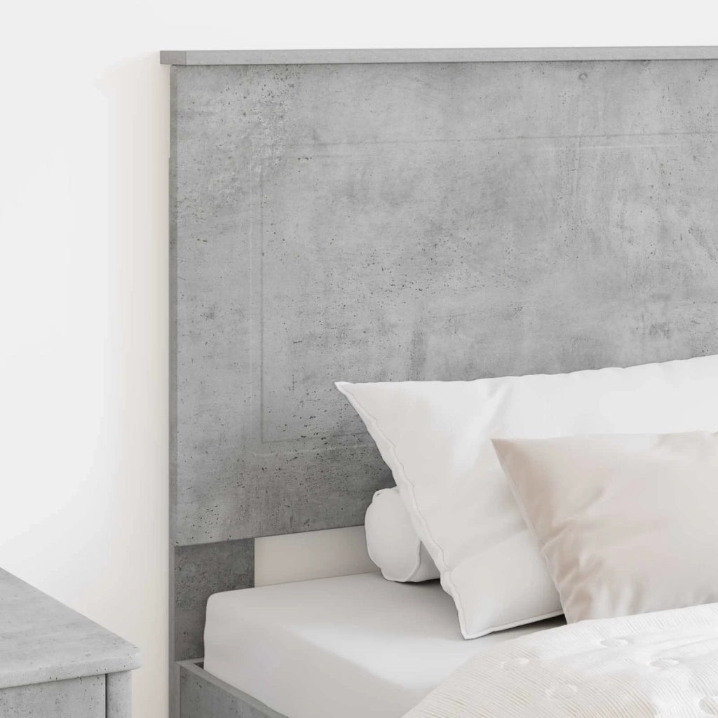 Testiera Grigio Cemento 100 cm Legno ingegnerizzato