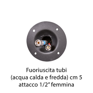 Doccia da Giardino con Miscelatore Belfer 42D2 Acciaio Inox