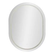 Specchio con LED VKH1059, Argento, Vetro, 60x3,5x80 cm