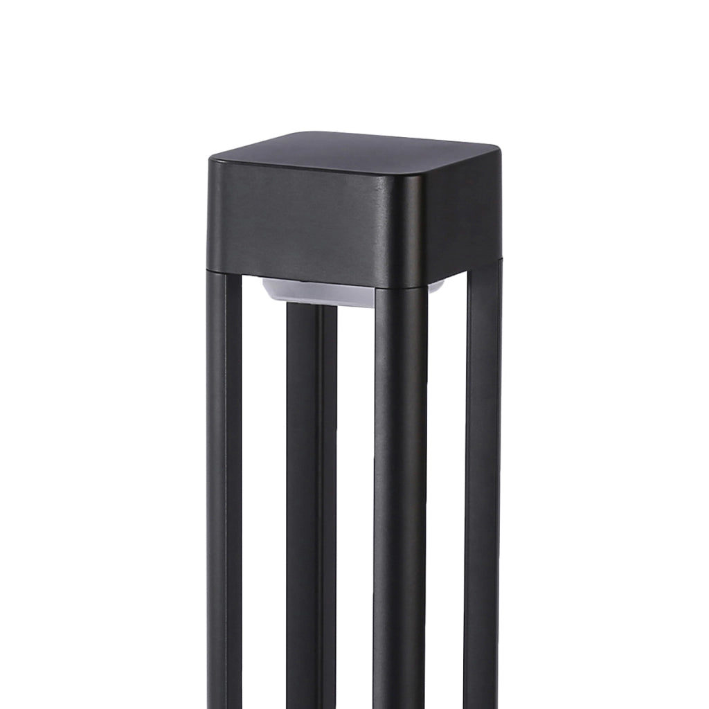 Paletto giardino 80cm LED 10W 3000K nero NUTRI Italux