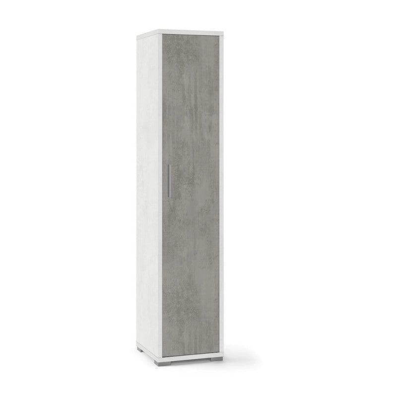 Colonna 1 Anta H182 L38 Kit Ossido Bianco cm 39x41x182h - Sarmog