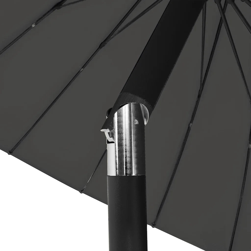Ombrellone da Esterni con Palo in Alluminio 270 cm Antracite cod mxl 54606
