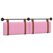 Testiera | Testata appesa Tinta unita Rosa 190 x 55 x 5 cm PU Antico