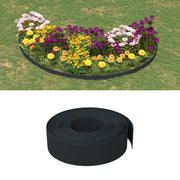 Bordature da Giardino 3 pz Nere 10 m 15 cm in Polietilene 3155445