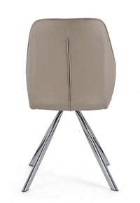 Set 4 Sedie 44x62x88h cm Maxwell Pu Tortora