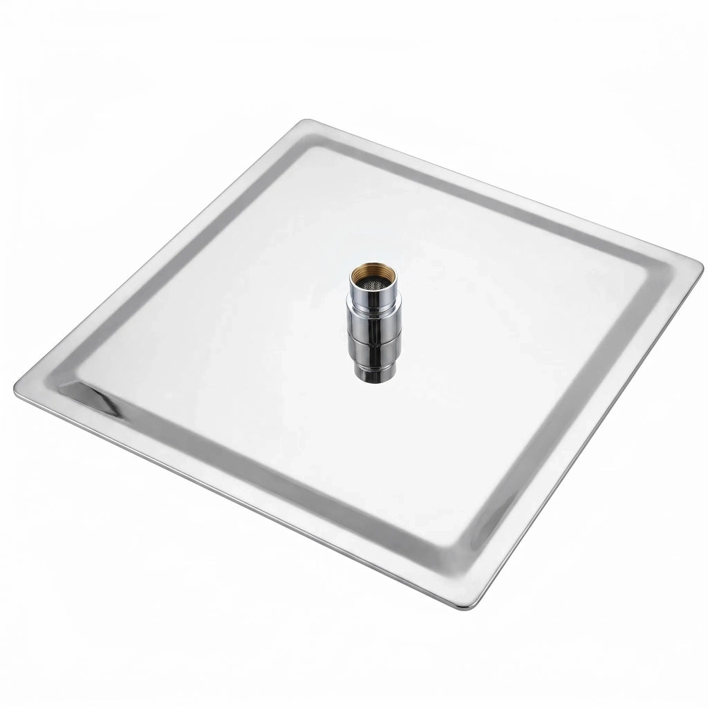 Soffione Doccia Quadrato Rea Js-p015 30cm Chrome
