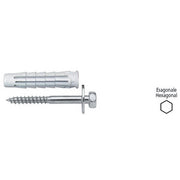 SC ELEMATIC TASSELLO T6 VTE R 12X60 C/VITE  5 PZ- ITW CONSTRUCTION PRODUCTS ITALY- 5,0 pz