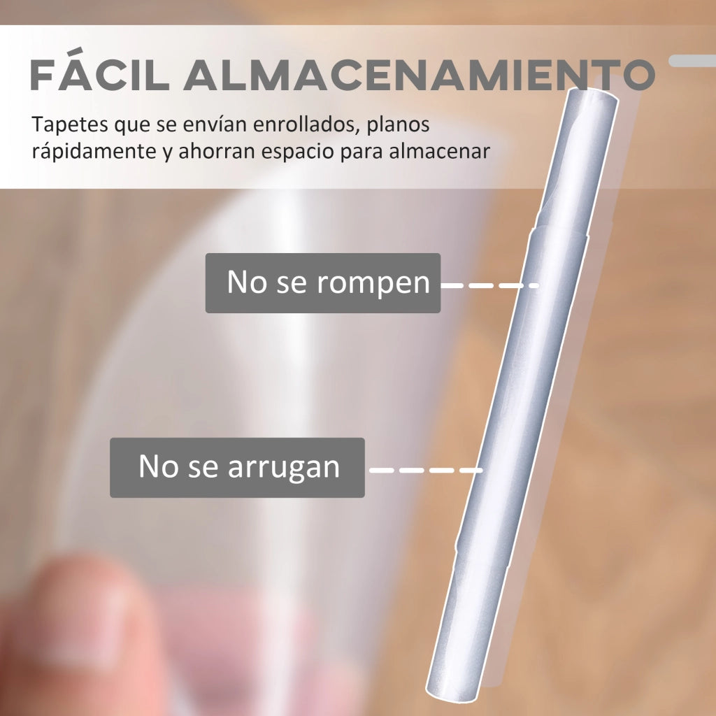 Tappeto Protettore per Sedia da Ufficio ¨C Zephmum ¨C Grigio 90x120cm