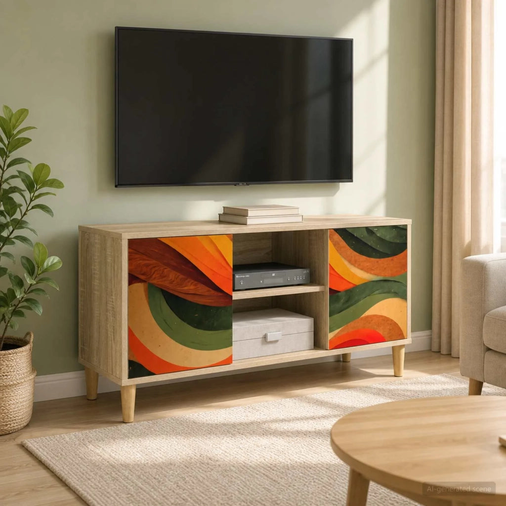 Mobile TV BONN 102 x 33 x 50 cm Sonoma Legno ingegnerizzato 8007041