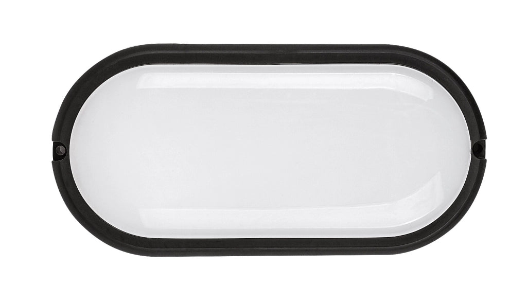 Plafoniera esterna ovale LED 15W nera IP54 Rabalux Hort