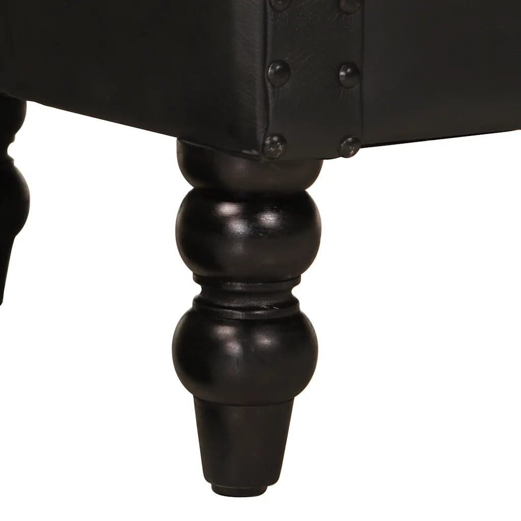 Poltrona Nera in Vera Pelle di Capra 288288