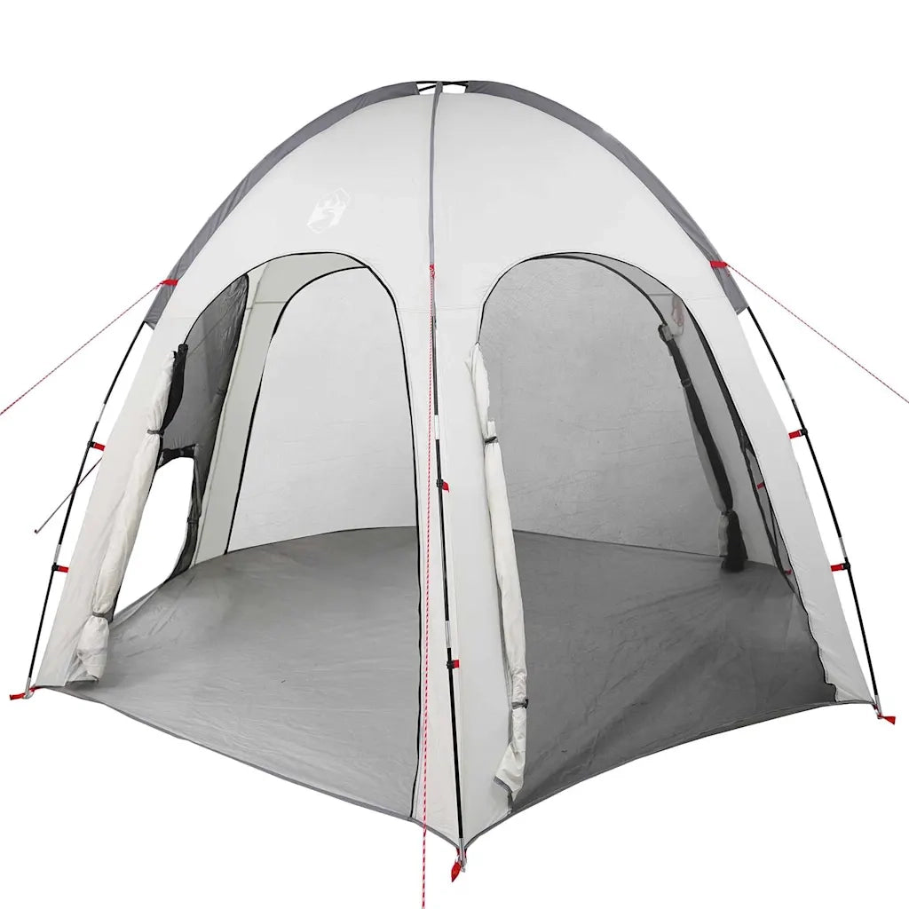 Tenda da Piscina con tetto Grigio 366 x 305 x 231 cm 4100654