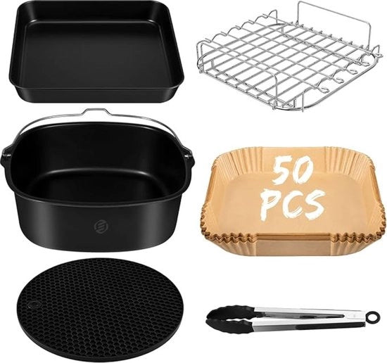 Accessori per Airfryer - Set di Accessori per Airfryer - Adatto per Fritture ad Aria Calda