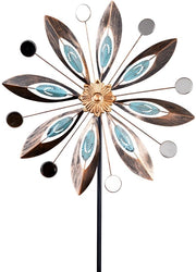 Tuorboventilatore per giardino - Decorazione floreale antica, altezza 180 cm