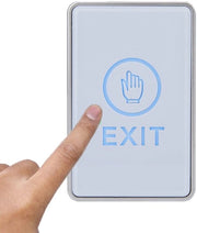Sistema di Controllo di Accesso per Porte - Pulsante di Apertura - Sensibile al Contatto - Materiale di Alta Qualità - Duraturo - Progettazione Facile da Utilizzare - Pulsante di Pressione di Accesso