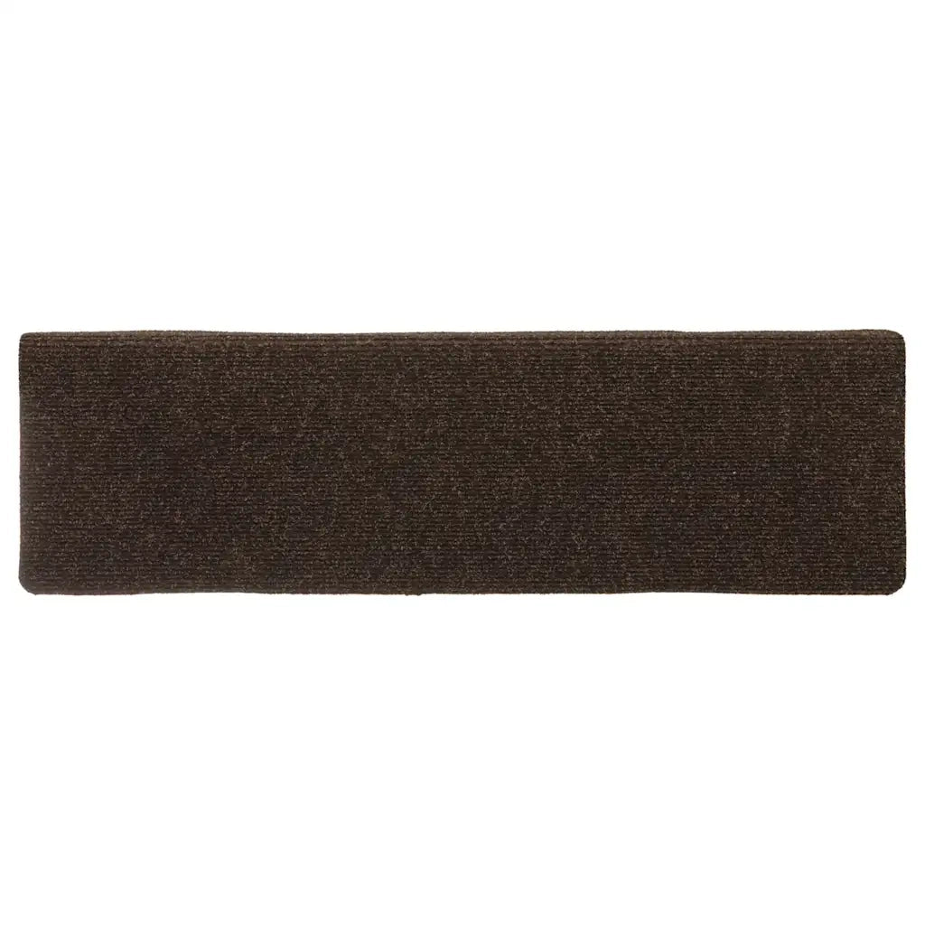 Tappetini per Scale Tessuto Agugliato 15 pz 65x25 cm Marroni cod mxl 67878