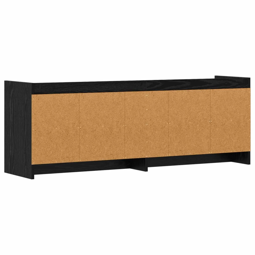 Mobile TV 135 x 33 x 47 cm Rovere Nero Legno ingegnerizzato 8011228