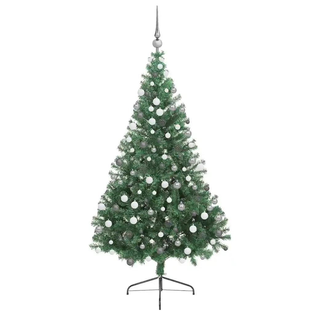 Albero di Natale artificiale con luci integrate Verde 210 cm