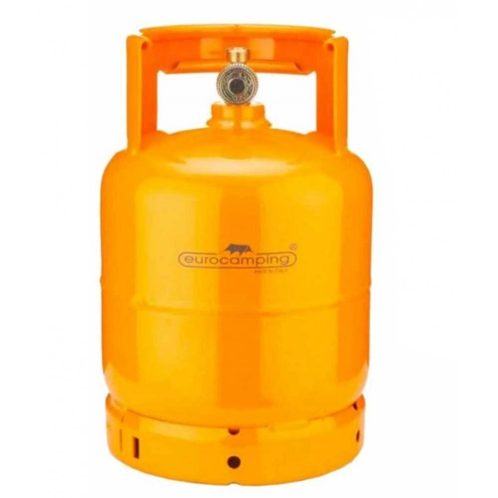BOMBOLA GAS 3 KG PROPANO RICARICABILE VUOTA CAMPING FORNELLO - EUROCAMPING