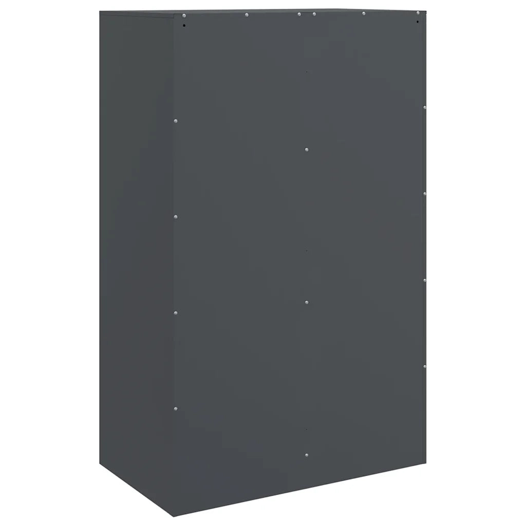 Credenza Antracite 67x39x107 cm in Acciaio 841663