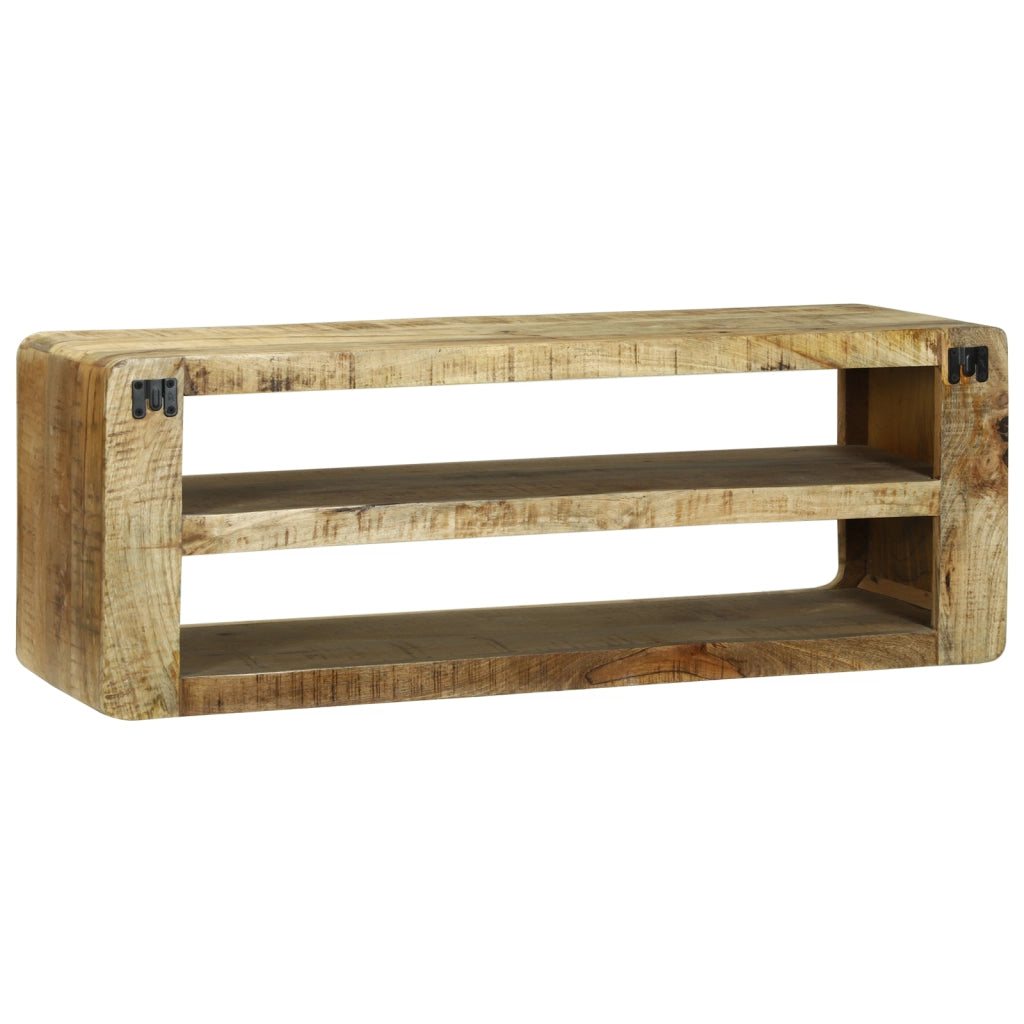 Mobile TV 100x32x36 cm Legno Massello Mango