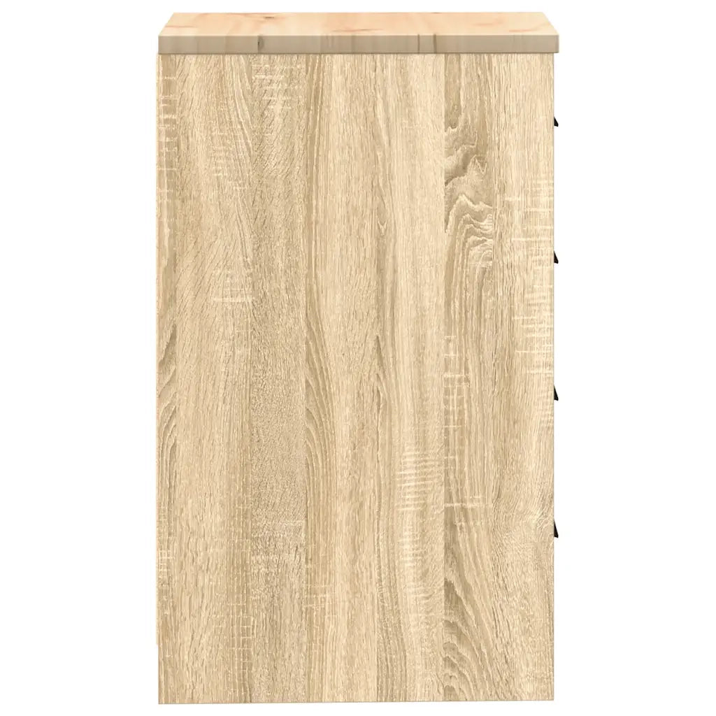 vidaXL Armadietto da Garage Rovere Sonoma 40x51x85 cm