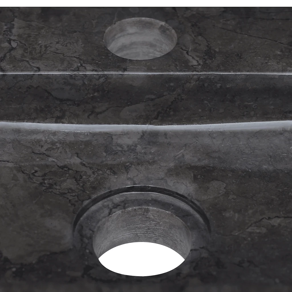 Lavello a Parete Nero 38x24x6,5 cm in Marmo CFW9969330