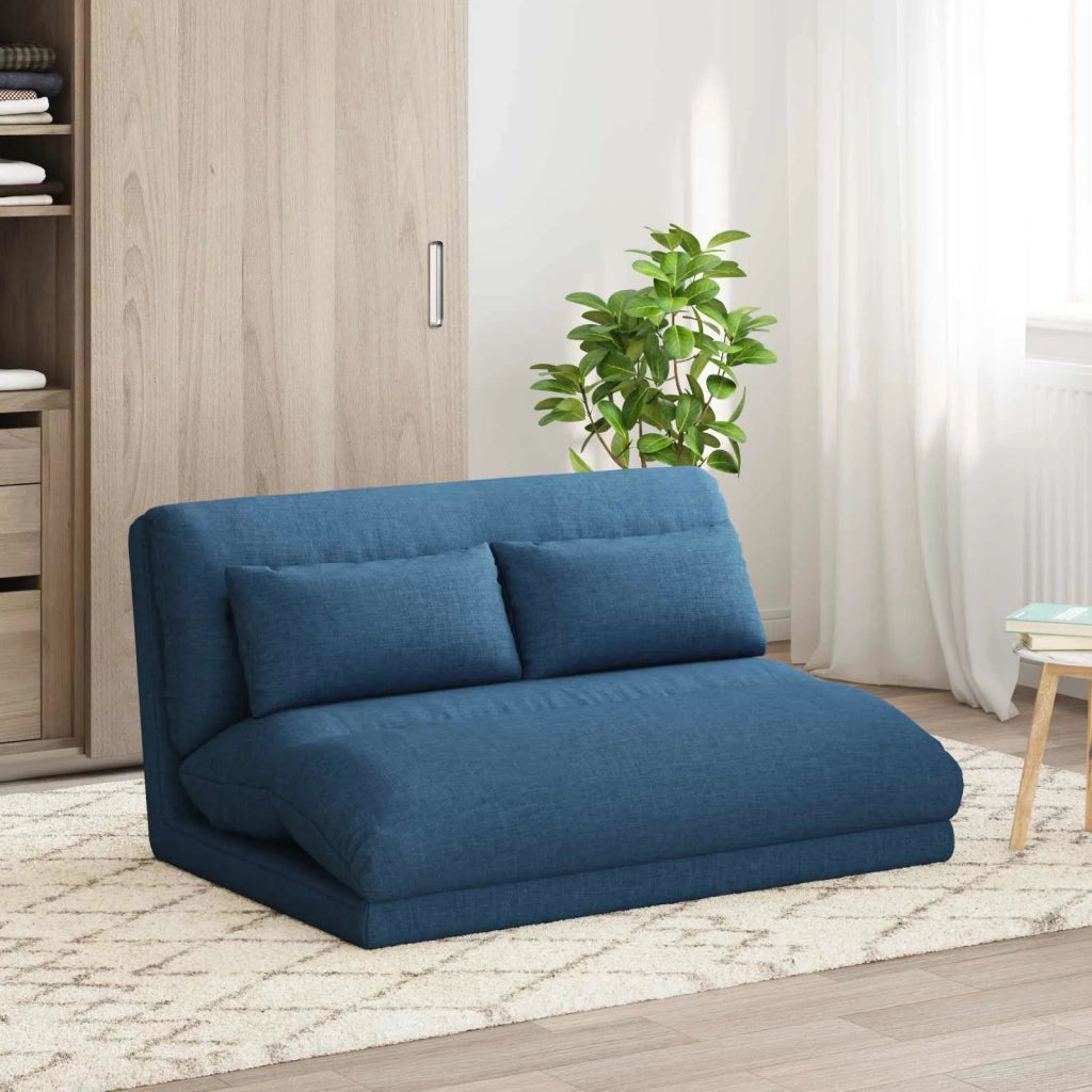 Sedia da Pavimento Blu 110 x 82 x 55 cm Tessuto 42028208