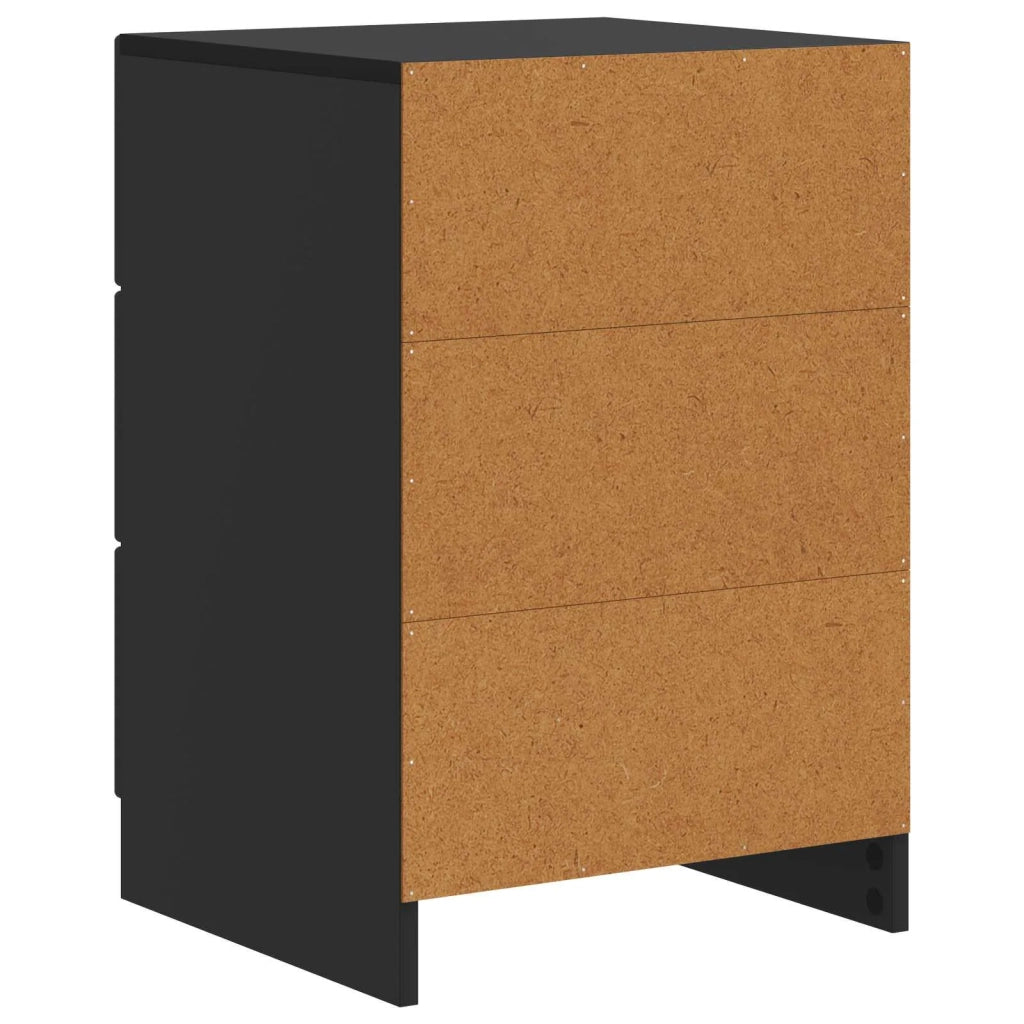 Armadio da Notte Nero 43 x 41 x 63,5 cm Legno ingegnerizzato 895706