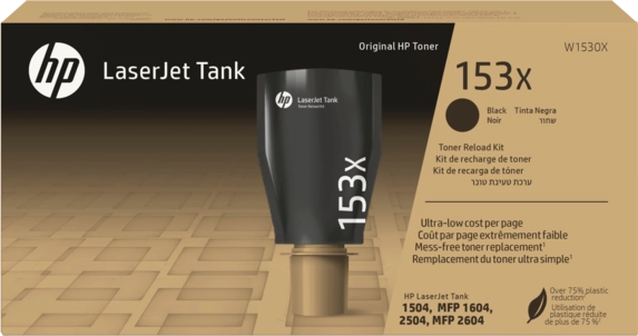 HP Kit ricarica toner nero originale LaserJet Tank 153X