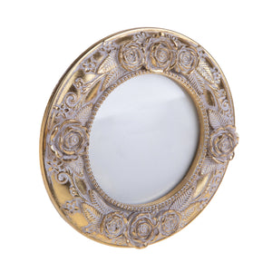 Set 2 Portafoto Rotondo Roses 15x15 cm