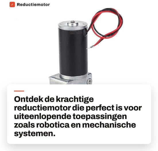 Motore riduttore ad alta coppia - 12V - cambio motore - M8 motore a vite a gomito - doppia asse - funzionamento silenzioso - alta precisione - motore riduttore