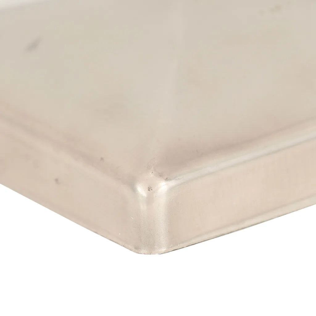 Tappi per Pali a Piramide 6 pz in Acciaio Inox 81x81 mm