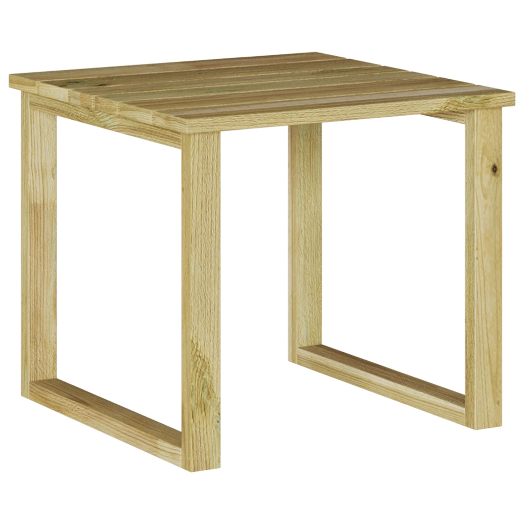 Tavolo per lettini 40x40x36 cm Legno di pino impregnato