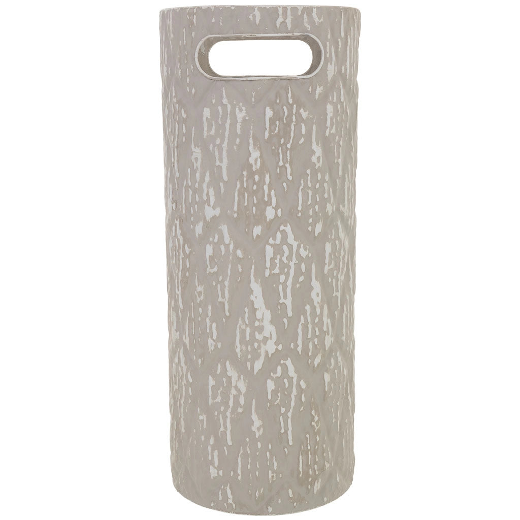 Portombrelli in metallo grigio 20,5x20,5x50,5h cm