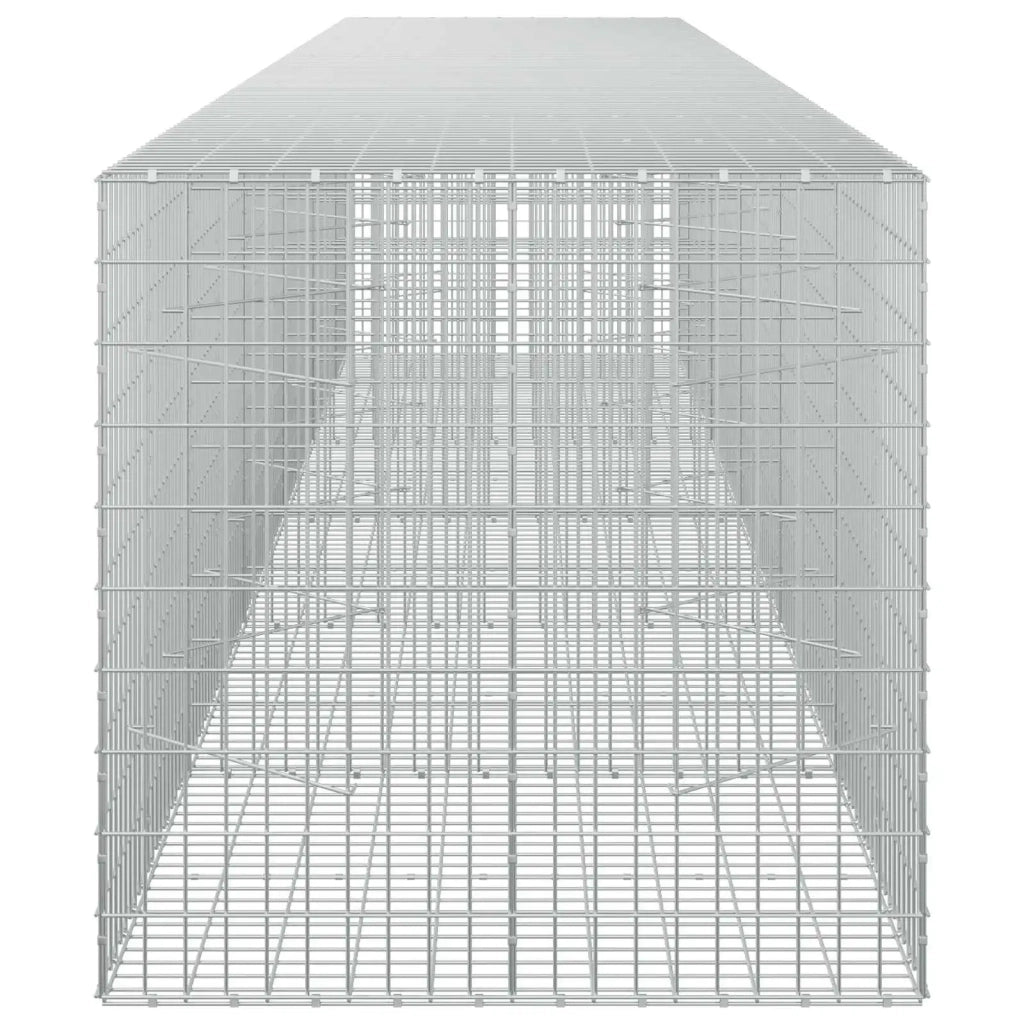 Gabione con Filo da 5 mm e Rete da 5x10 cm 550x100x100 cm 3464837