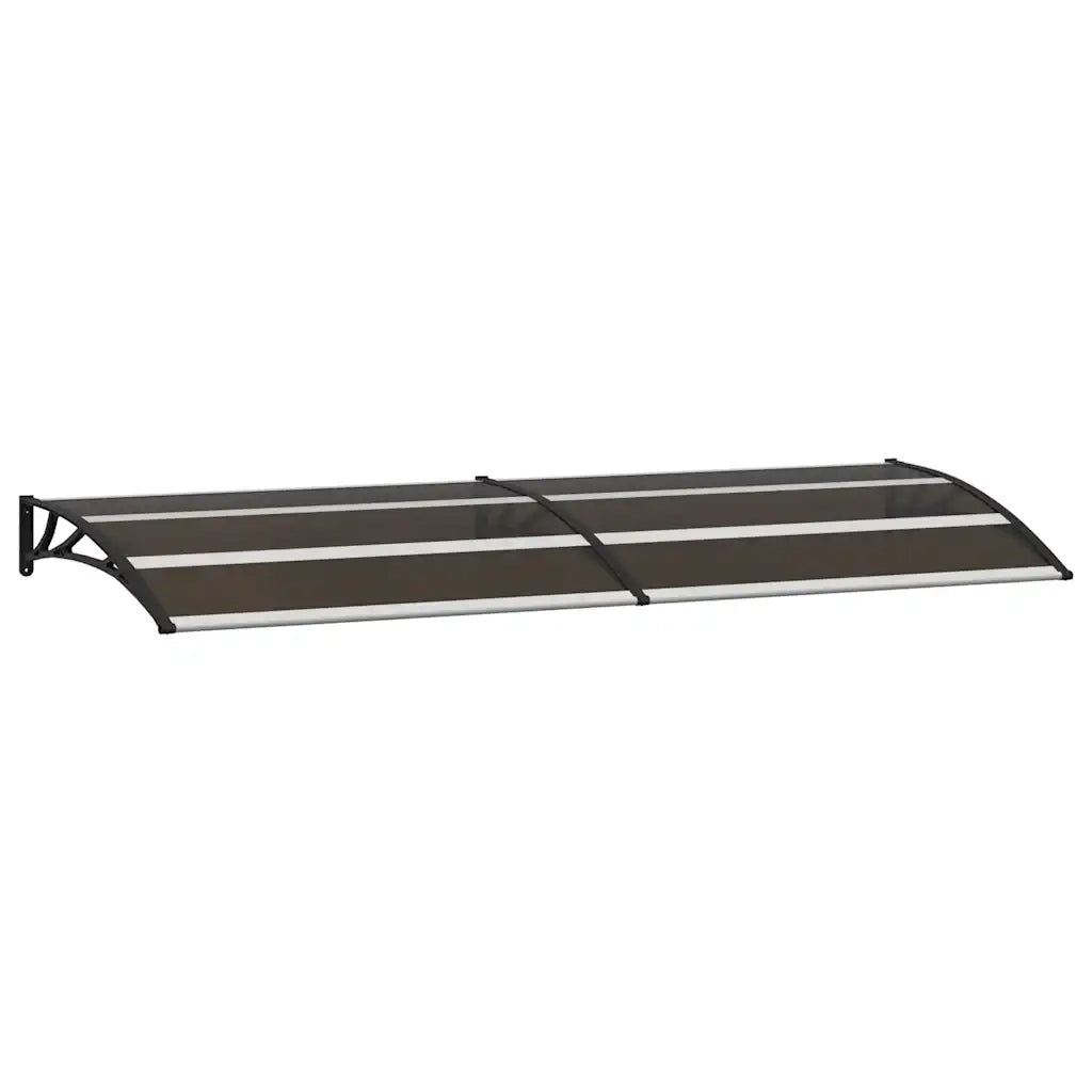 Pensilina per Porta Nera 240x75 cm in PC CFW1299244