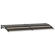 Pensilina per Porta Nera 240x75 cm in PC CFW1299244