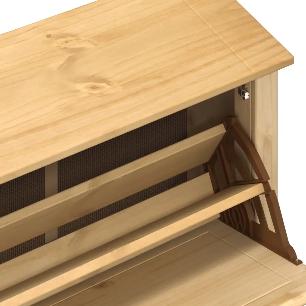 Scarpiera | Mobile per scarpe Corona 99x32x85 cm in Legno Massello di Pino
