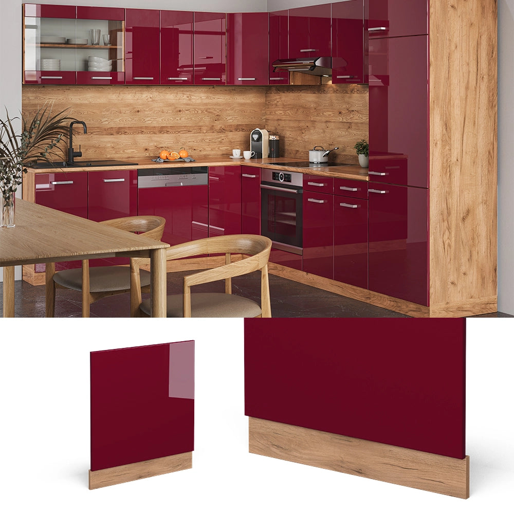 Vicco Mobili da cucina  Rosso 60 cm Senza piano di lavoro