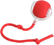 Giocattolo interattivo per cani - Palla rotolante attivata da movimento - Caricabile via USB - Rosso - Giocattolo per cani