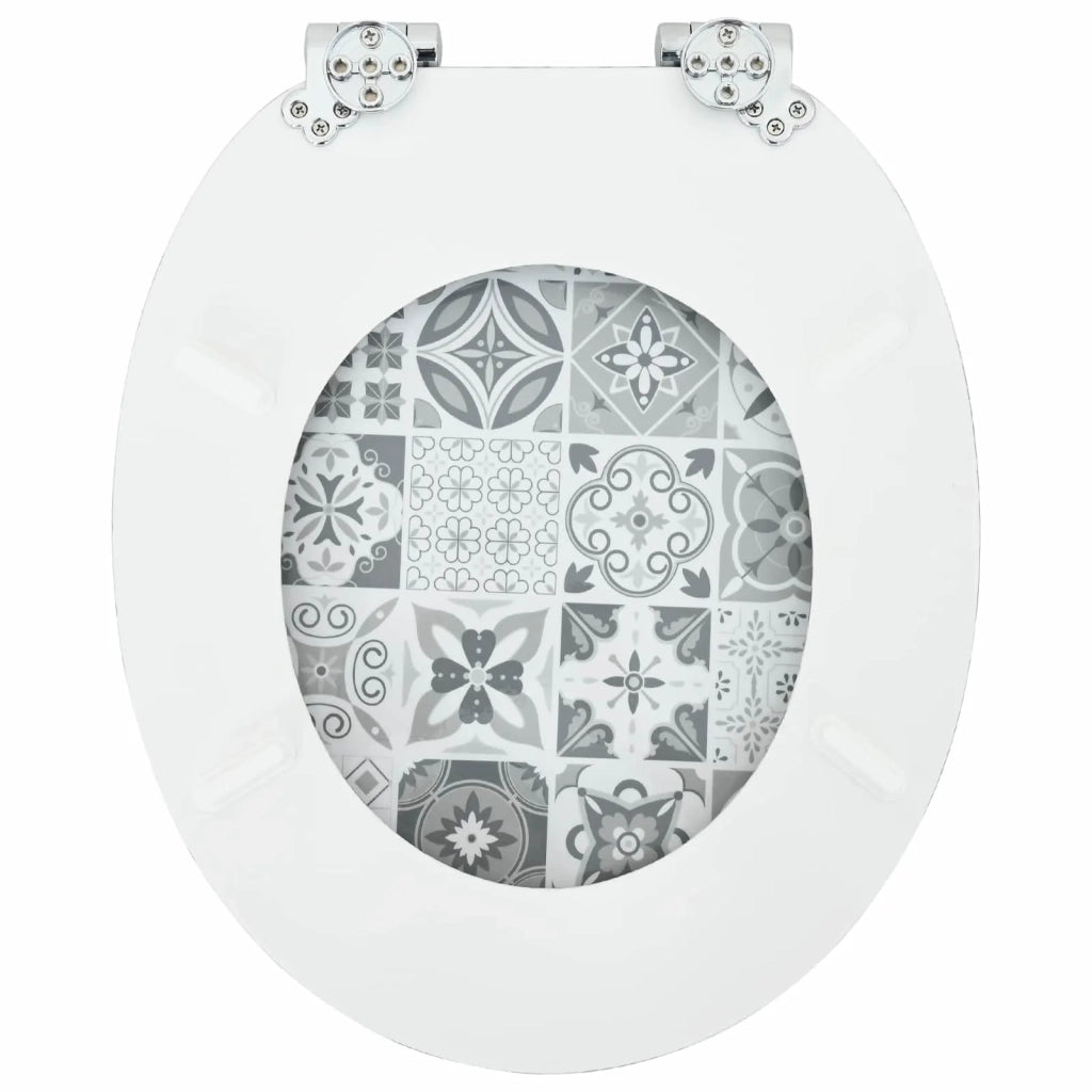 Sedile per toilette con chiusura morbida 2 pcs 44 x 38 cm 3414540