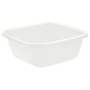 BACINELLA QUADRA 38 x 38 h.15 cm / 14 lt - bianca  - TONTARELLI