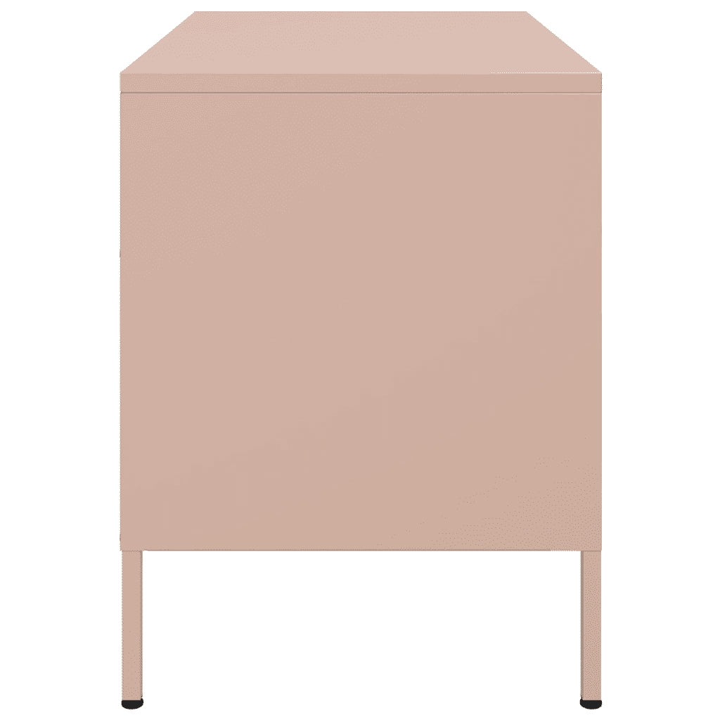 Mobile TV Rosa 68x39x50,5 cm in Acciaio 842936