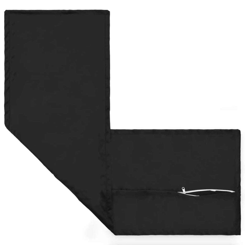 Cuscino con cuscino HOUTEN 2 pz Nero Velluto 934304