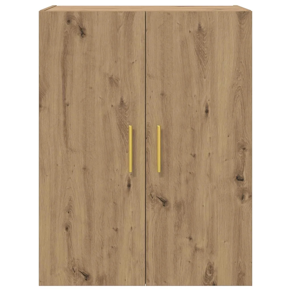 Mobiletto a muro 2 pcs Rovere artigianale 69,5 x 34 x 90 cm