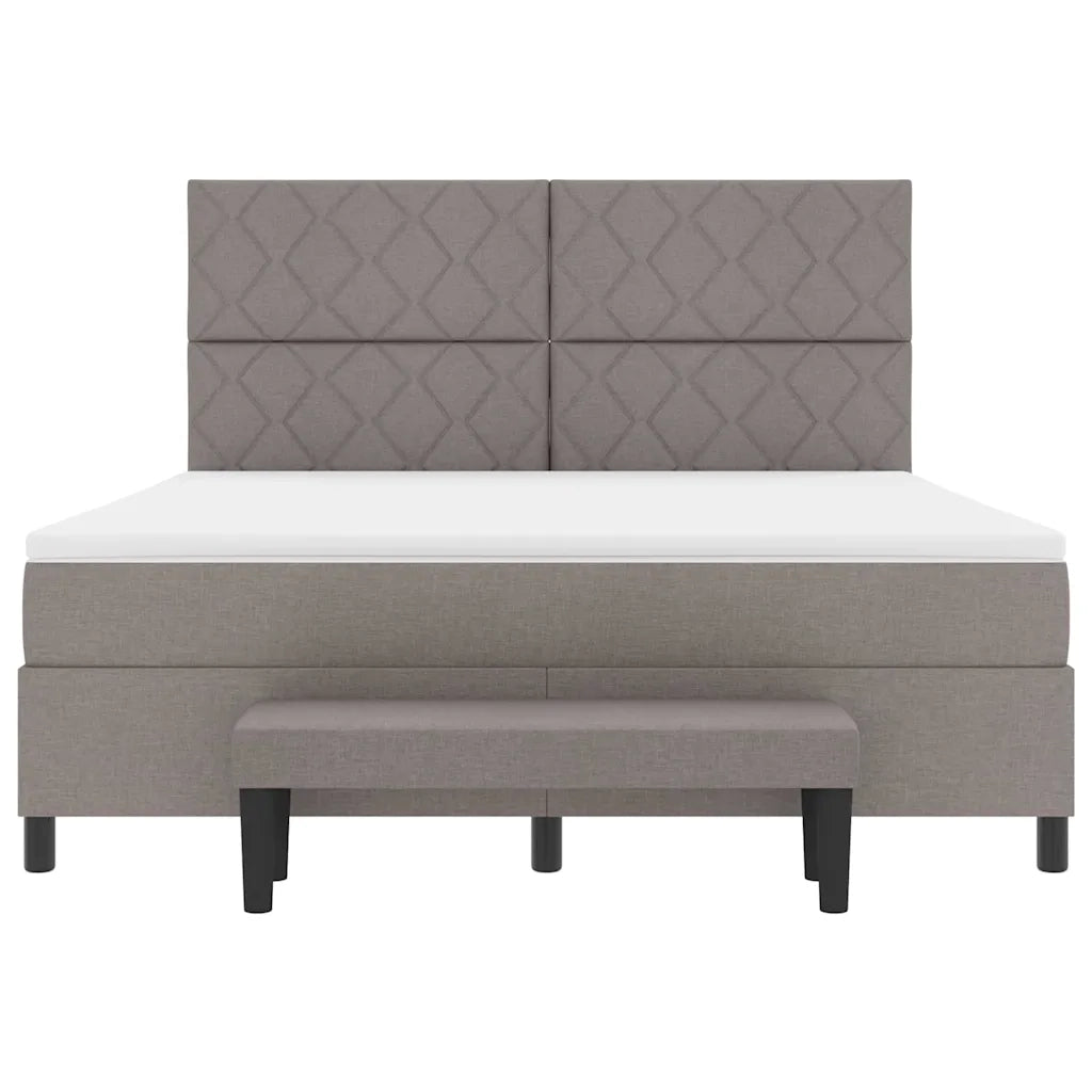 Letto a molle con testiera Talpa 180 x 200 cm Tessuto 3344167