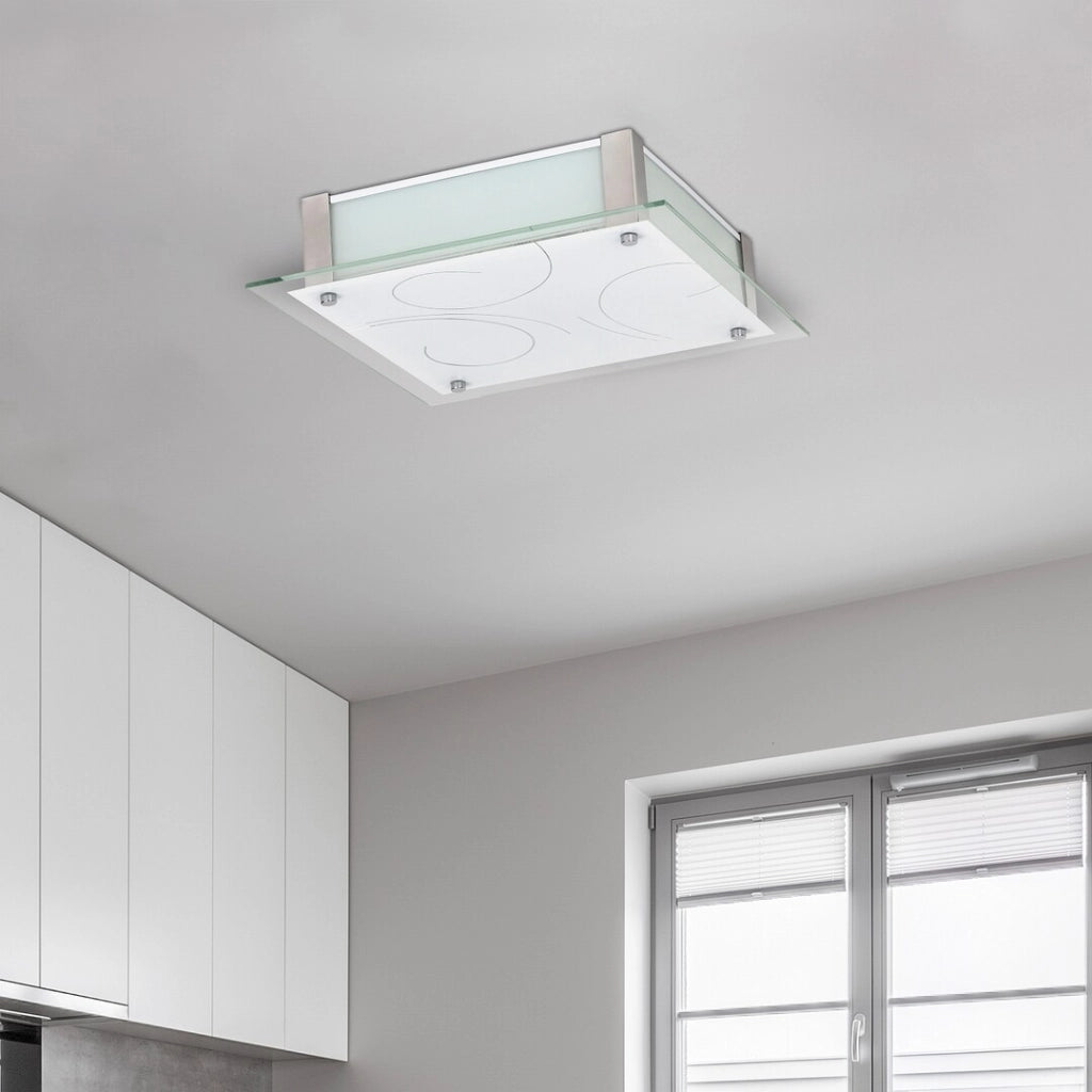 Plafoniera LED quadrata 30x30 12W bianca Rabalux Dena