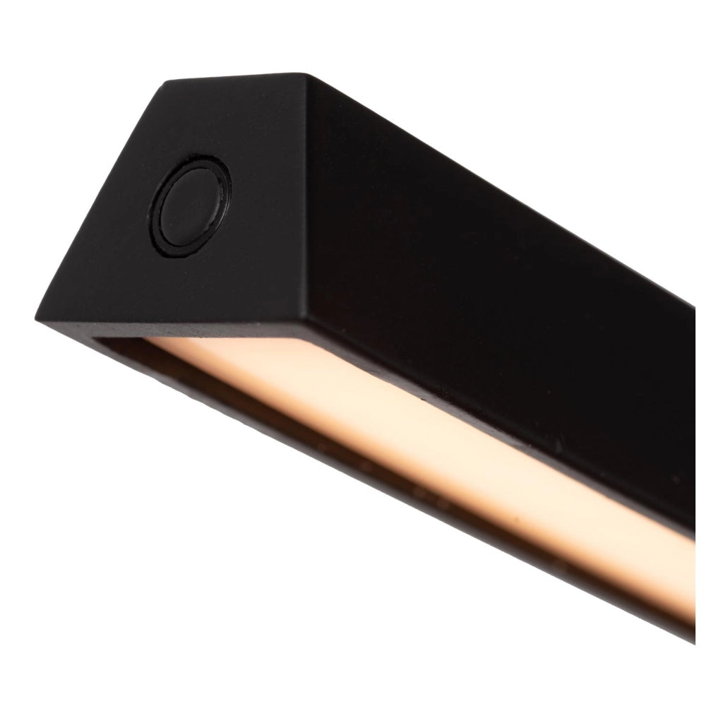Lampada da terra LED nera regolabile LAVALE Lucide
